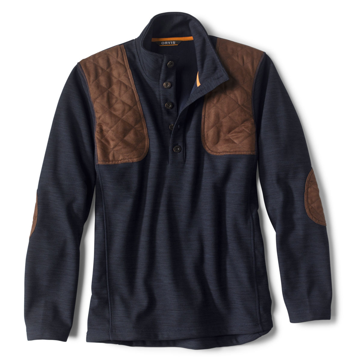 Sharptail Quarter-Button Fleece - BLUEMOONimage number 0