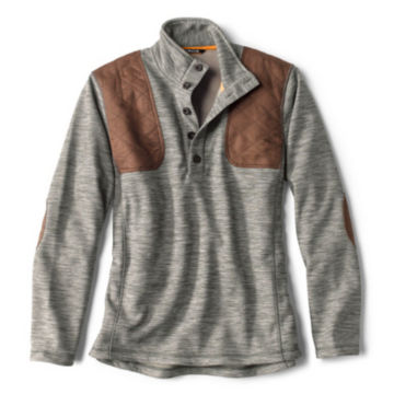 Sharptail Quarter-Button Fleece - GREYimage number 0