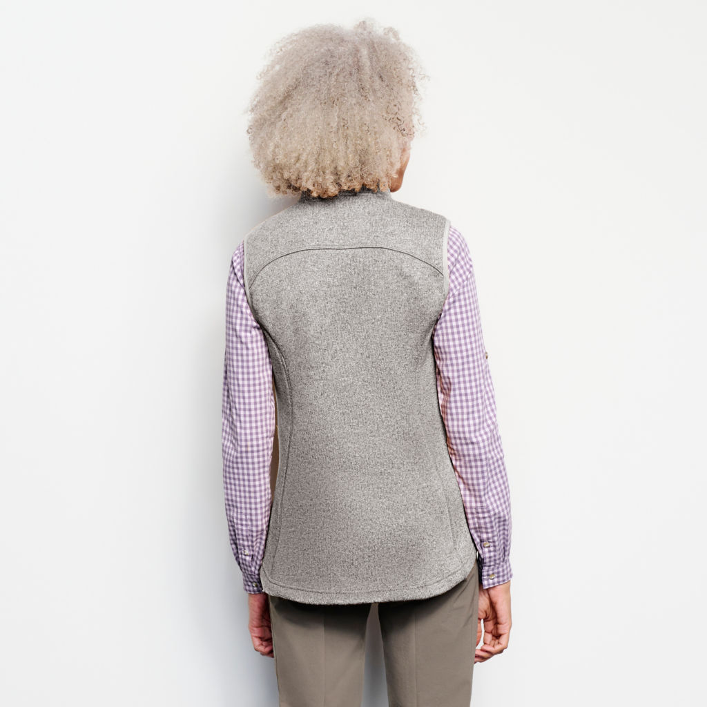 Women’s R65™ Sweater Fleece Vest - GRAY image number 3