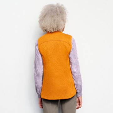 Recycled Sweater Fleece Vest - HARVEST GOLD image number 3