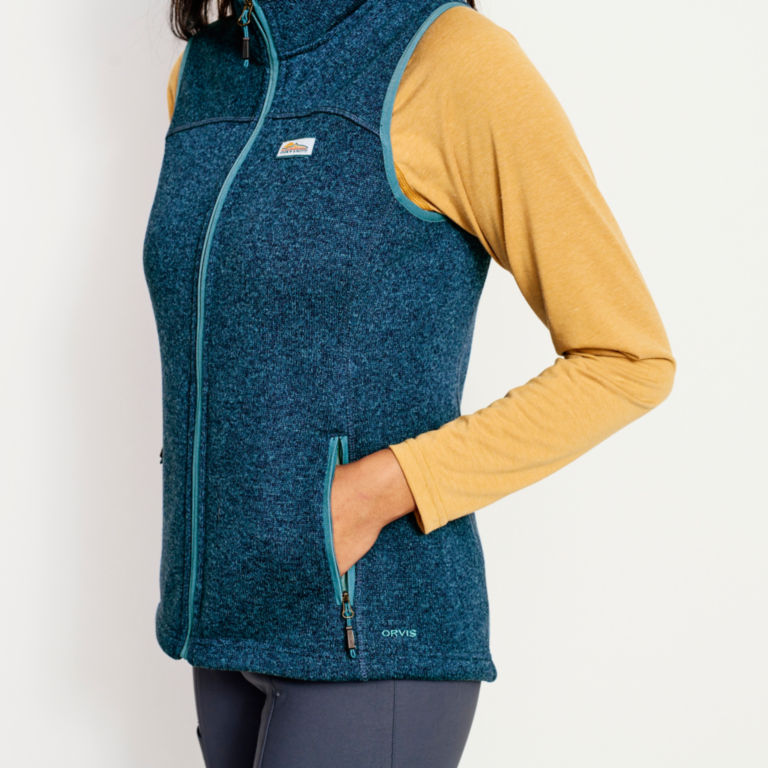 Recycled Sweater Knit Fleece Vest | Orvis