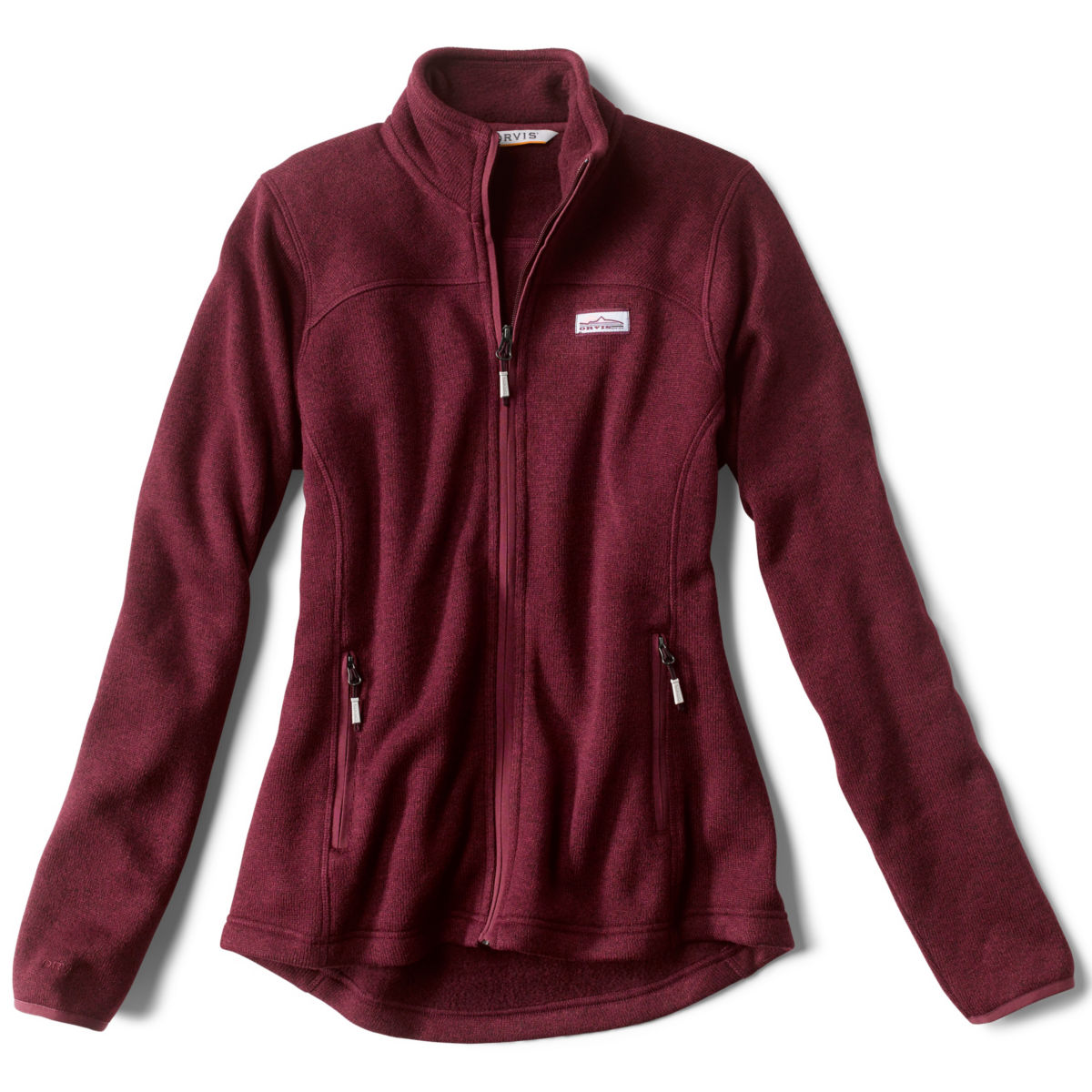 Recycled Sweater Fleece Jacket - SANGRIAimage number 0