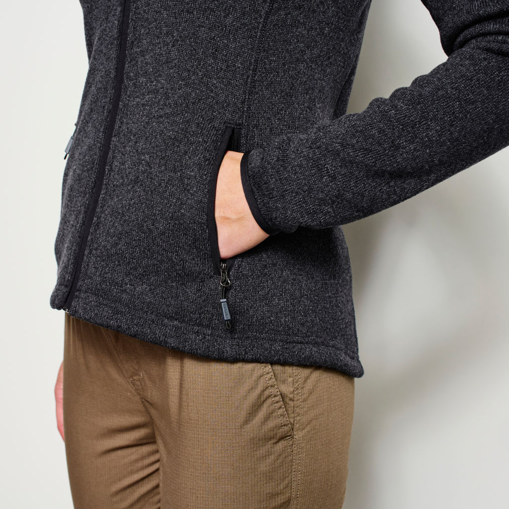 Women’s R65™ Sweater Fleece Jacket - BLACK image number 6