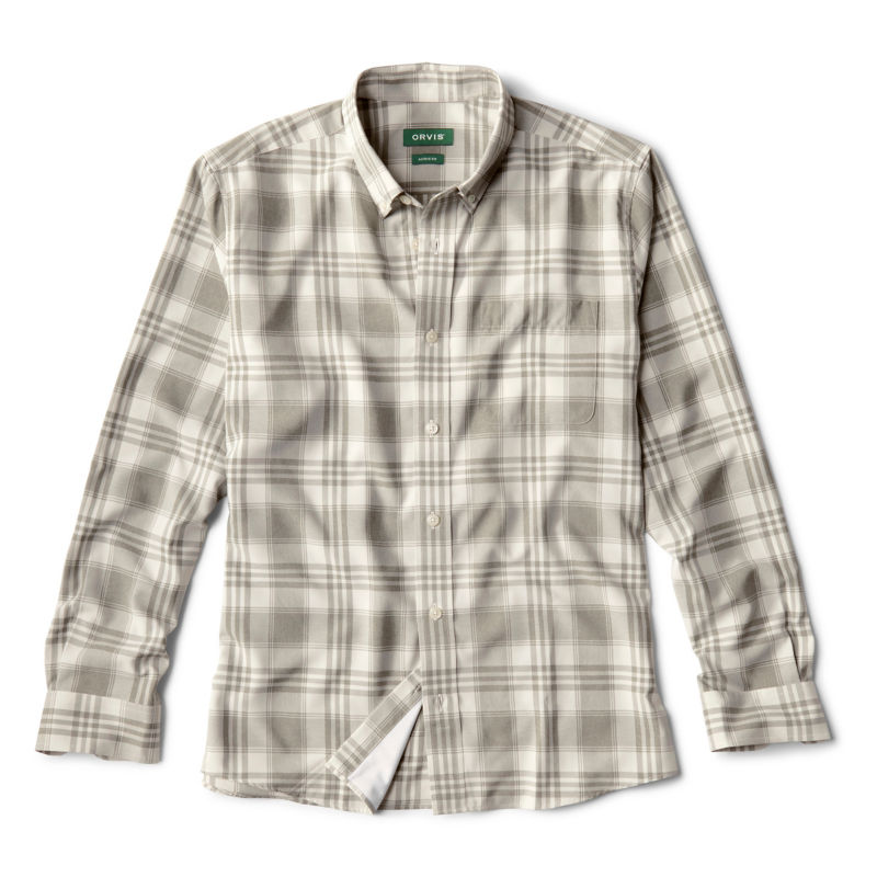 Ultralight Comfort Stretch Long-Sleeve Shirt - TARRAGON