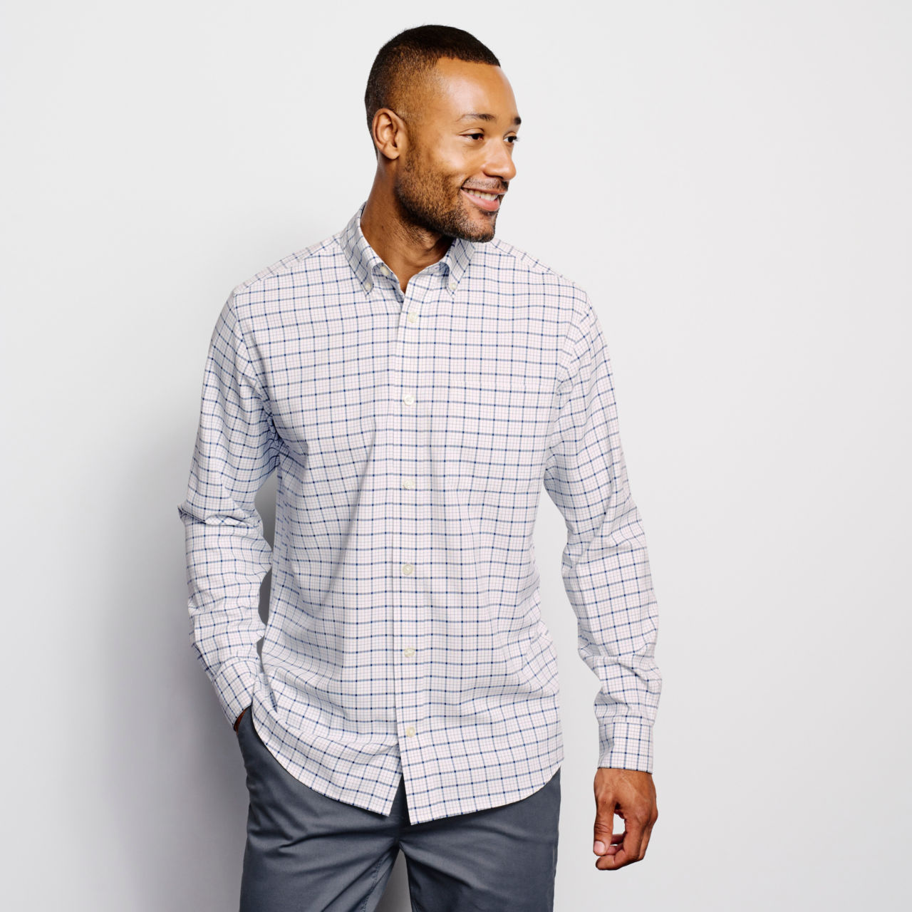 Out-Of-Office Comfort Stretch Long-Sleeved Shirt – Tall -  image number 1