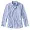 Ultralight Comfort Stretch Long-Sleeved Shirt - BLUE GINGHAM image number 0