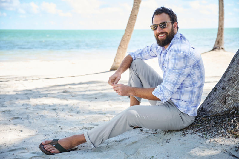 Out-Of-Office Chinos - TITANIUM image number 3