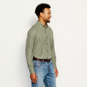 Tri-Blend Plaid Long-Sleeved Shirt -  image number 2