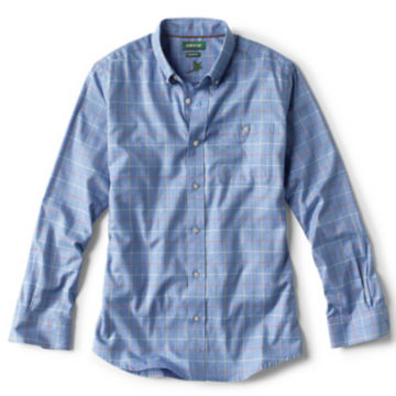 Country Twill Long-Sleeved Button-Down Shirt - BLUE image number 0