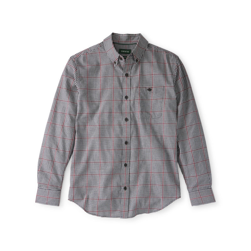 Country Twill Long-Sleeve Button-Down Shirt - TRUE NAVY/SNOW image number 0