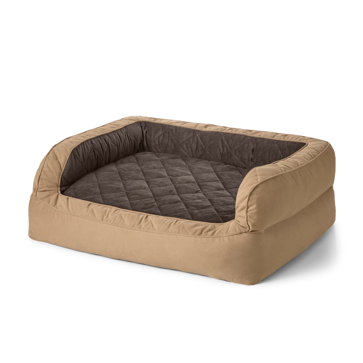 Orvis AirFoam Heritage Couch Dog Bed - FIELD KHAKIimage number 0
