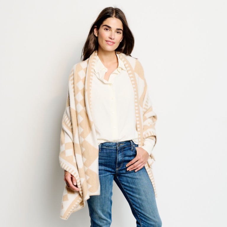 Cashmere Luxe Wrap - NATURAL image number 1
