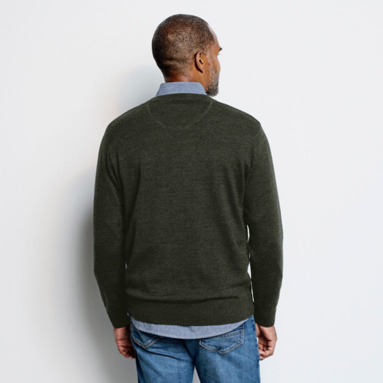 Merino V-Neck Long-Sleeved Sweater -  image number 3
