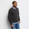 Merino V-Neck Long-Sleeved Sweater - NAVY image number 2