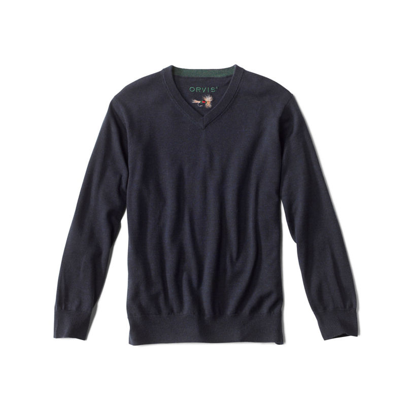 Merino Wool V-Neck Long-Sleeved Sweater | Orvis
