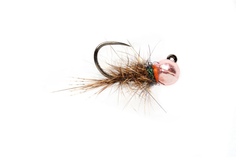 Barbless Roza&rsquo;s Pink Hare&rsquo;s Ear Jig - 