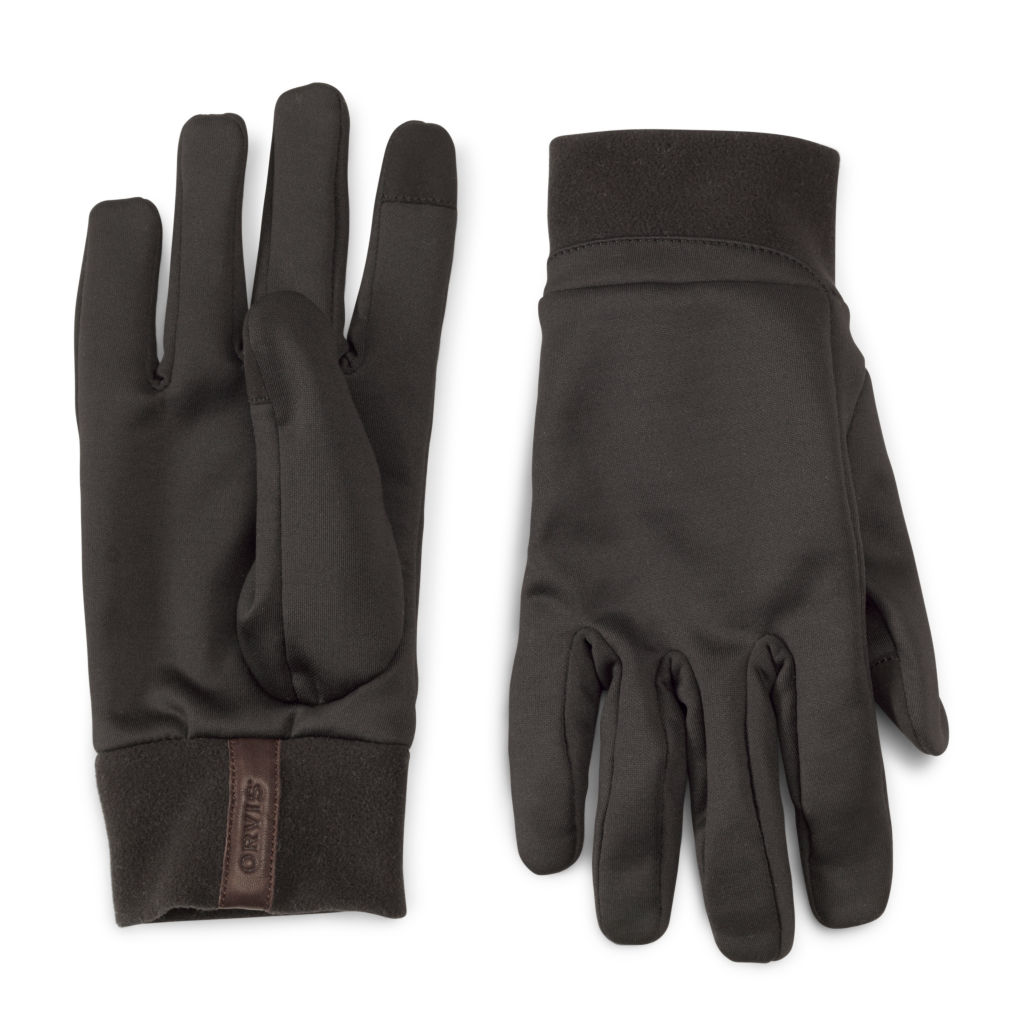 Tech Fleece Softshell Gloves - BLACK image number 0