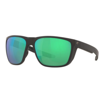 Costa® Ferg Sunglasses - MATTE BLACK/GREEN MIRROR