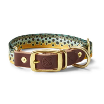 Whiskey Leatherworks Adjustable Collar - BROWN TROUT