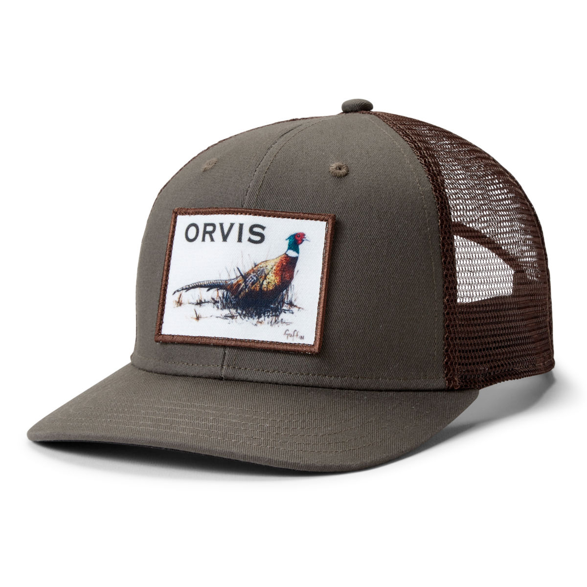Pheasant Trucker Hat - DARK OLIVEimage number 0