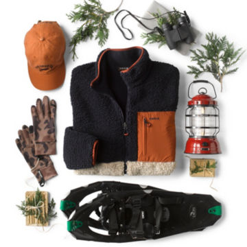 A collection of outdoor gifts for men.