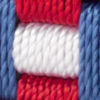 Southwest Waxed Cord Belt - RED/WHITE/BLUE