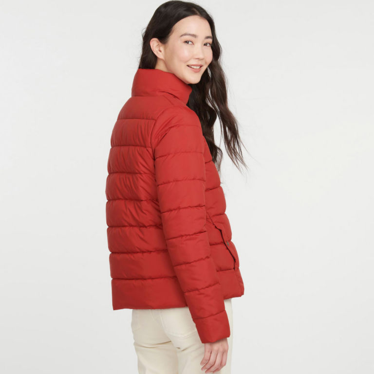 Barbour® Hinton Baffle Jacket - FLAME RED image number 2