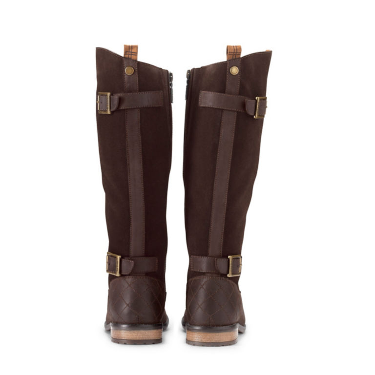 Barbour® Elizabeth Boots - CHOCOLATE LEATHER/SUEDE image number 1