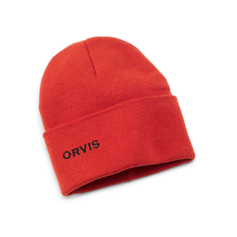 Orvis Embroidered Beanie - PAPRIKA