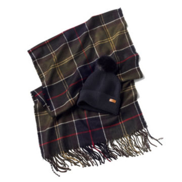 Barbour® Dover Beanie & Hailes Wrap Set - CLASSIC image number 0