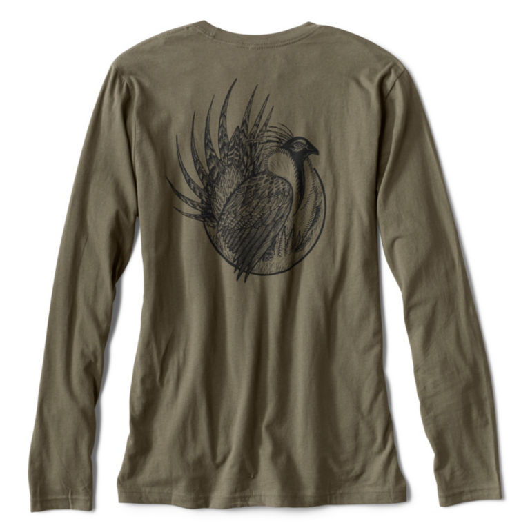 Sage Grouse Long-Sleeved Tee - OLIVE image number 0