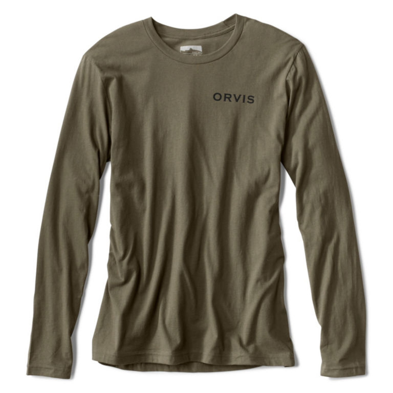 Sage Grouse Long-Sleeved Tee - OLIVE image number 1