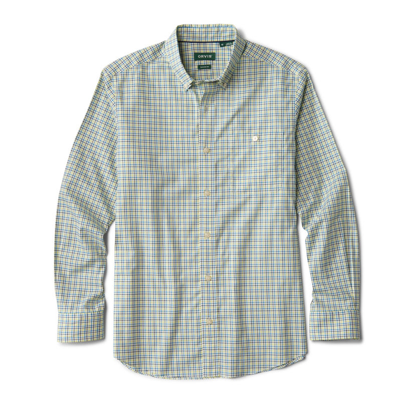 No-Work Long-Sleeve Shirt - WHITE/PACIFIC BLUE image number 0