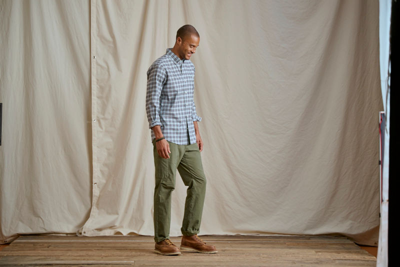 No-Work Long-Sleeve Shirt - BLUE MIST/NAVY image number 2