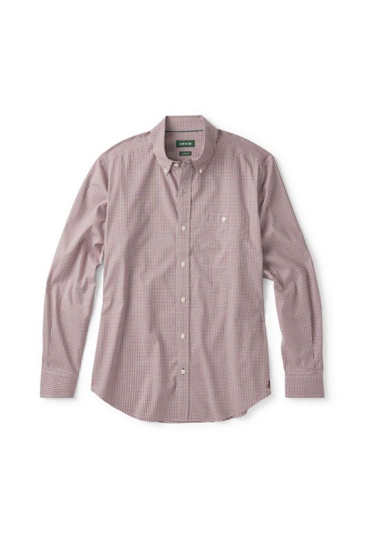 No-Work Long-Sleeve Shirt - RAISIN/WHITE
