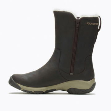 Merrell® Encore 4 Tall Zip Polar Waterproof Boots - ESPRESSO image number 1