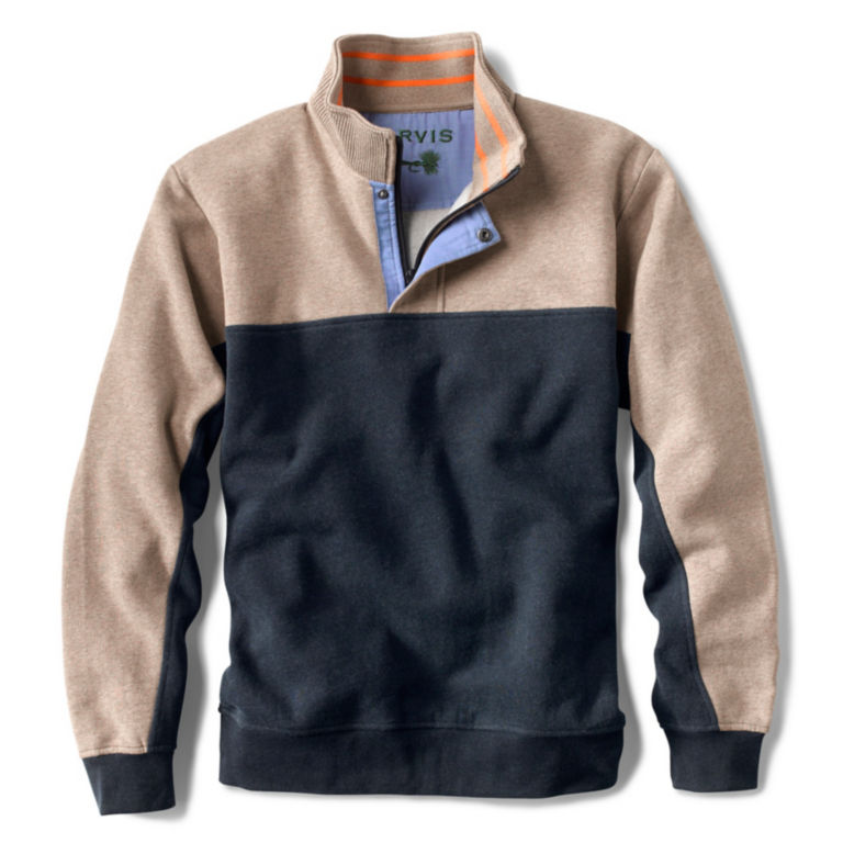 Signature Colorblock Sweatshirt - NAVY/NATURAL image number 0