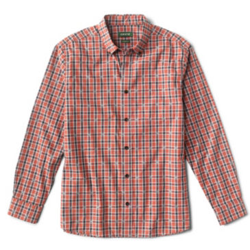 Tossed Dobby Plaid Long-Sleeved Shirt - VICUNA