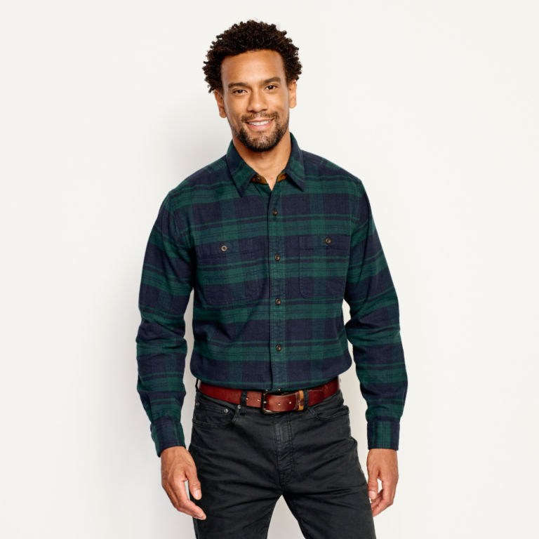 Perfect Flannel Tartan Long-Sleeved Shirt -  image number 1