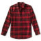 Perfect Flannel Tartan Long-Sleeved Shirt - RED/BLACK image number 0