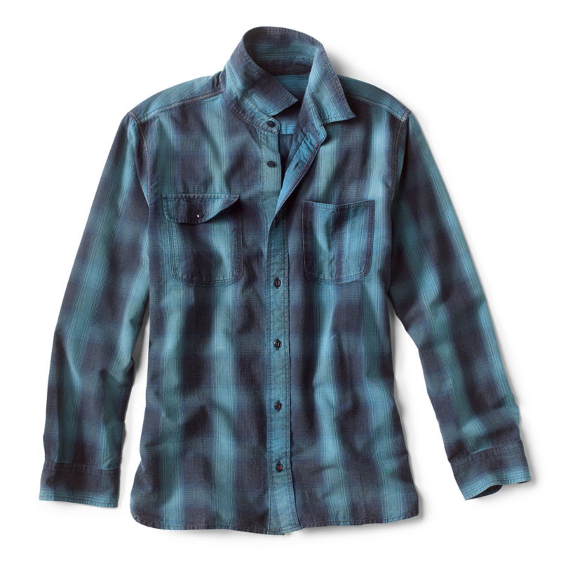 Orvis Sun Defense Long-Sleeved Woven Shirt - Men's River Blue S