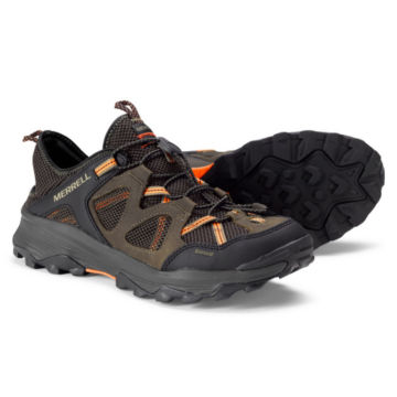 Merrell® Speed Strike Leather Sieve Shoes - OLIVEimage number 0