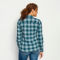 Women’s Snowy River Brushed Knit Long-Sleeved Shirt - CARBON PLAID image number 6