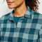 Women’s Snowy River Brushed Knit Long-Sleeved Shirt - VANILLA PLAID image number 5