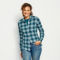 Women’s Snowy River Brushed Knit Long-Sleeved Shirt - VANILLA PLAID image number 4