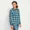 Women’s Snowy River Brushed Knit Long-Sleeved Shirt - CARBON PLAID image number 5