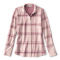 Women’s Snowy River Brushed Knit Long-Sleeved Shirt - VANILLA PLAID image number 0