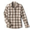 Snowy River Brushed Knit Long-Sleeved Shirt - MUSHROOM PLAID image number 1