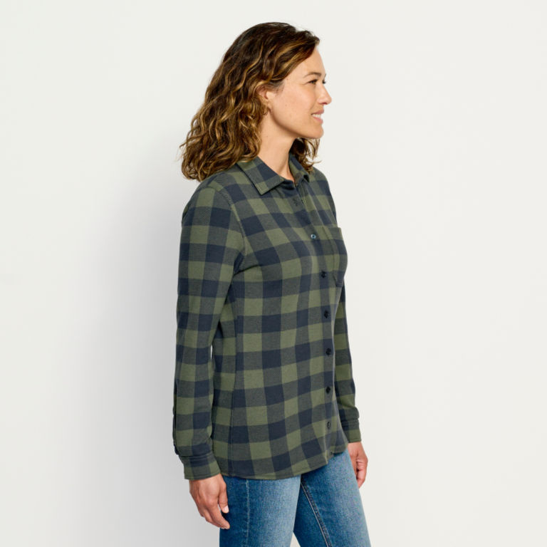 Snowy River Brushed Knit Long-Sleeved Shirt -  image number 1