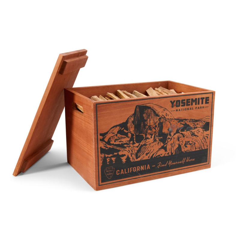 National Parks Fatwood Wooden Crate -  image number 1